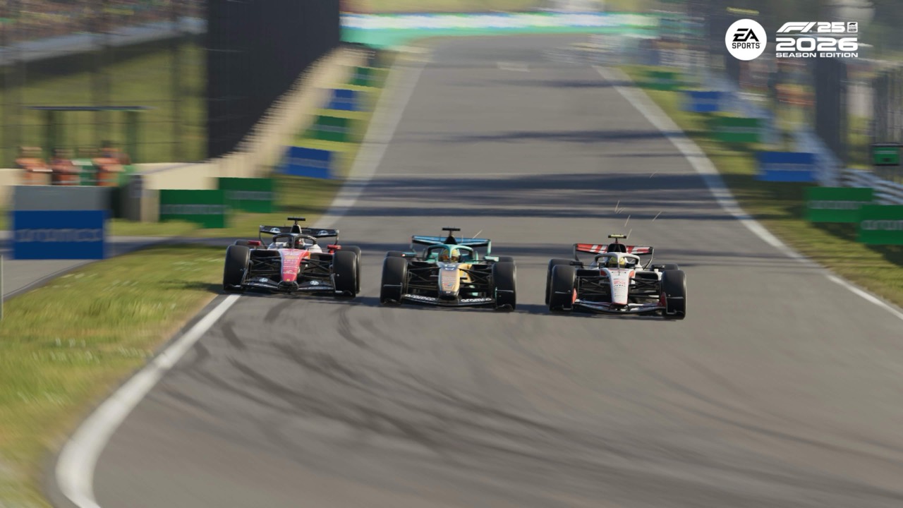 Kat goes three-wide with Martim and Walter before completing a double overtake in the Brazil finale.